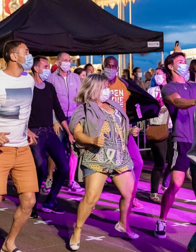Animation danse lors d'un concert