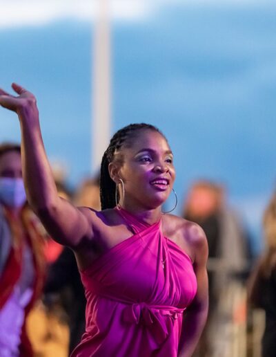 Danseuse lors d'un show